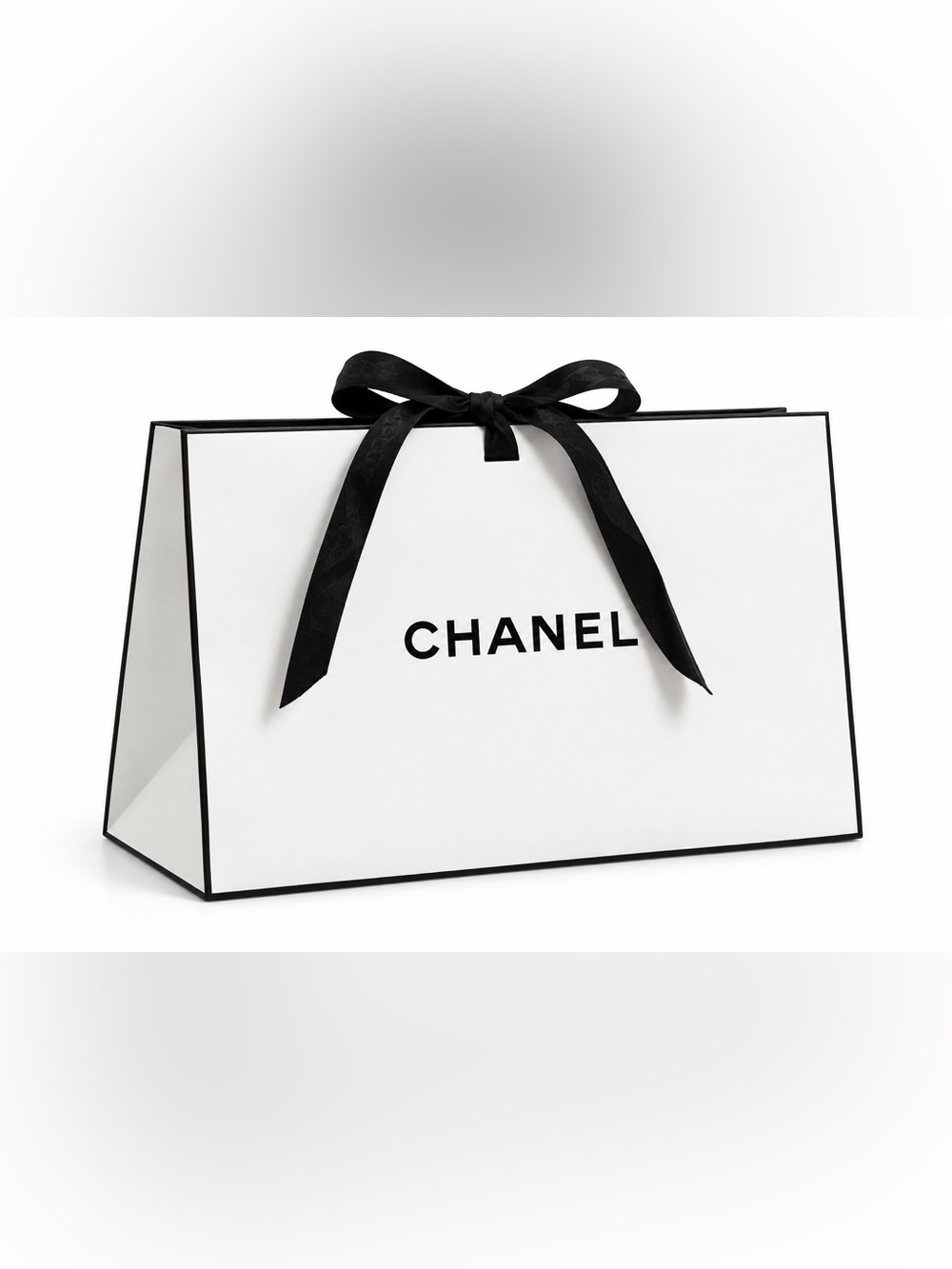 CHANEL Authentic Gift Box Shopping Packaging Black Ribbon Collector Display